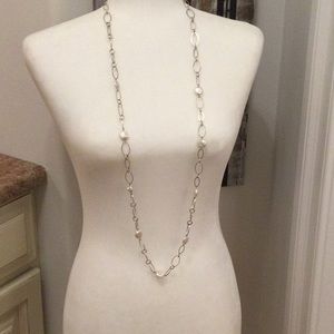 Sterling Silver and Pearl Necklace